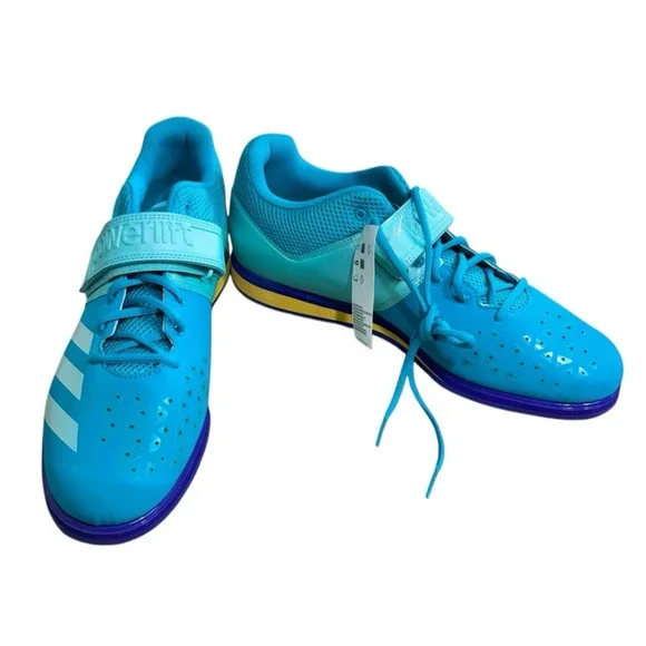 Adidas Powerlift 3.1 Weightlifting Shoes Men's 15 Energy Blue Training Sneakers - Picture 6 of 13